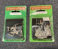Warhammer Fantasy Wood Elf Champion Standard & Wardancers Metal Oop Rare Gw 96' picture