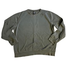 Everlast Sport Mens XL Olive Green Crewneck Fleece Sweatshirt Pullover Logo picture