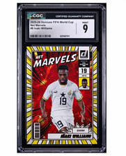 Panini Donruss Road to FIFA WC 2025-26 Inaki Williams #6 NetMarvels CGC 9  UEFA picture