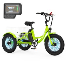 MOONCOOL16in 250W Electric Tricycle for Kids with 24V 10.4Ah Battery & Basket picture