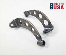 Pair (2) Drilled Headlight Stands Mounts For Hot Rods (Custom Steel Frame Mount) picture