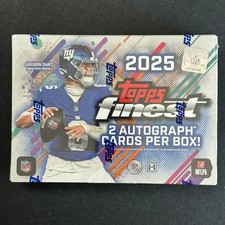 2025 Topps Finest Football Hobby Box BRAND NEW SEALED Ships Fast picture