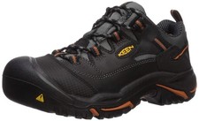 KEEN Utility Men's Braddock Low Height Steel Toe Work Shoes 9 Black/Bossa Nova picture