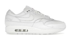 Size 10.5M/12W - Nike Air Max 1 ‘87 SP Supreme Triple White HF8813-100 picture