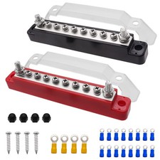 Seamaka (Red+Black) Power 2 x M6 Studs & 8 x M4 Screws-BK+R, Red+Black picture