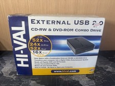New Hi-Val External USB Magicspin H5216BE CD DVD Rewritable Drive 52x24x52x picture