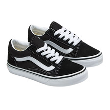 VANS Little Kids Old Skool Black/White Unisex Little Kids Skate Sneakers picture