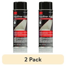 2 Pack 3M 38808 Headliner Spray Adhesive Fabric Foam Carpet Glue, 18.1 oz Cans picture