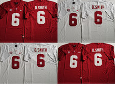 NEW NWT Devonte #6 Smith Crimson Tide MEN Stitched Jersey Crimson/White picture