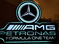 F1 Mercedes AMG Logo Light - For Formula 1 Collector, Racing Fan, F1 Gift picture