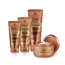 Eudora Siàge Nutri Powerful Oils Kit 4 Products Hair Nourishing Treatment picture