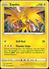 Pokemon -  Zapdos - 048/185 - Holo Rare - Vivid Voltage - NM/M - New picture