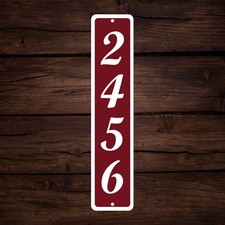 Personalized Home Address Sign Aluminum 4