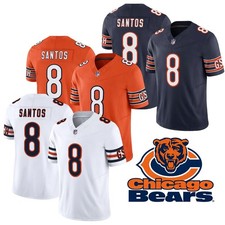 New Cairo Santos #8 Men's Bears Limited Player All Stitched Jersey S-3XL-NWT picture