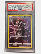 Pokemon 2019 SM Black Star Promo Armored Mewtwo SM228 Holo English PSA 9 picture