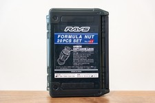 Genuine RAYS Formula Nut Set L45 (FN-II) - M14 x 1.5 - BLACK (20 lugs) picture