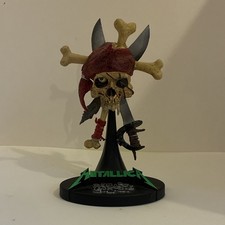 Metallica Damaged Paradise Collectible Pirate Skull Figure Display Stand picture