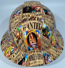 New Full Brim Hard Hat Custom Hydro Dipped MONKEY D LUFFY ONE PIECE ANIME picture