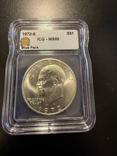 1972-S $1 Silver Eisenhower 