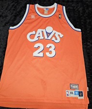 Adidas NBA Hardwood Classics LeBron James Cavaliers Orange Jersey Sz 2XL New NWT picture
