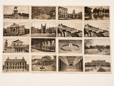Lot 16 Vintage Rome Italy Sepia Postcards Roma Landmarks Architecture picture