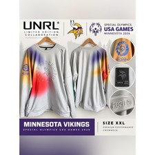 UNRL x Minnesota Vikings Special Olympics USA Games 2026 Crewneck XXL Limited Ed picture