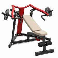 3-in-1 Chest Press Machine Incline Decline Flat Bench Heavy Duty Steel Home Gym picture