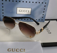 Gucci  17464 Gold Aviator Sunglasses Pink Gradient Lens picture
