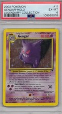 2002 pokemon legendary gengar holo 11/110 picture