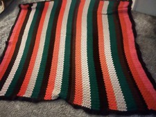 Nice Handmade Granny crochet cozy, throw  blanket  late 70s multicolored  68 X64 picture