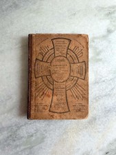 Catechisme Abbé Lambert 1868 Etched Color Pictorial Bible Deaf Vintage VERY RARE picture