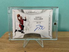 2019-20 Panini Flawless Damian Lillard Flawless Finishes AUTO #04/25 #FF-DLL picture