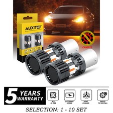 2-20X AUXITO BA15S Amber LED Turn Signal Light Bulb Built-in Resistor Canbus DRL picture