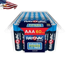 60-Pack High Energy AAA Batteries, Alkaline Triple A Batteries picture