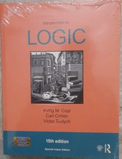 Introduction to Logic by Irving M. Copi, 15th International ed Softcover picture