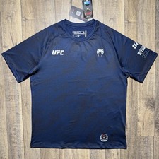 Men's UFC Fusion by Venum Blue Fight Week Dry Tech T-Shirt Men’s Large $50 picture