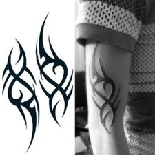 MenTemporary Tattoos Body Arm Tattoo Sticker Half Sleeve Fake Waterproof US picture