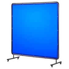 VEVOR Welding Screen with Frame 6 x 6 FT Flame-Resistant Vinyl Welding Curtain picture