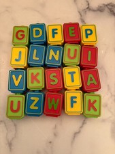 VTech Ultimate Activity Cube Replacement Double-sided Letter Blocks You Pick 1 picture