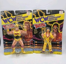 WCW WWE OSFTM Hulk Hogan & Jimmy Hart MOC Series 1 Rare 1994 Belt & Manager New picture