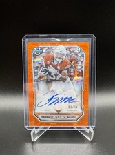 2026 Bowman Football FDI James Simon Chrome Orange 1st Auto /14 Texas #BCPA-JSI picture