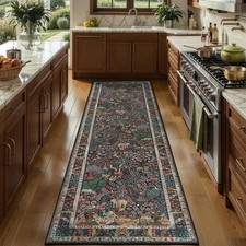 SERISSA 2x8 Hallway Runner Rug Non Slip Vintage Soft Washable Kitchen Rugs picture
