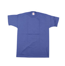 NOS Vtg 90s Jerzees Blank Short Sleeve T-Shirt 50/50 Royal Blue Adult Large USA picture