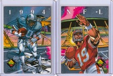 1994 Classic Pro Line Live Barry Sanders #405 Joe Montana #403 Neal Adams Lot picture