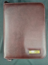 Day-Timer Armrohide 7 Ring Burgandy Binder All Around Zipper 8 X 10.5 - 1994 NEW picture