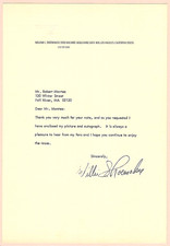 WILLIE SHOEMAKER signed letter (on letterhead) Horse racing, Kentucky Derby picture