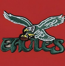 NICE LARGE Philadelphia Eagles LOGO Iron On Embroidered Patch NFL SUPER BOWL picture