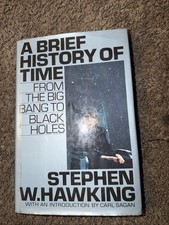 A BRIEF HISTORY OF TIME Stephen Hawking 1st edition publisher recalled printing picture