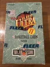 FLEER ULTRA Series 2 Basketball Box 1992-93 Factory Sealed Shaquille Jordan picture