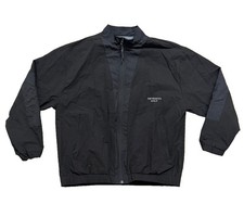 Devereux Golf Keep black Windbreaker Jacket Men's Large big logo on back picture